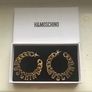 H&M Moschino hoop earrings! ON HOLD DO NOT BUY PLZ